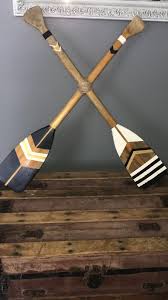 Oar Decor Paint Diy Oar Decor Paddle Decor Lake Cabin Decor