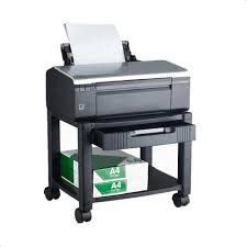 It's just the right height to keep a printer or fax machine under your work surface for fast access. 2 Shelf Under Desk Mobile Printer Stand Cart China Manufacturer