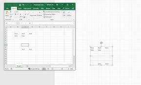 Visio 2016 Resizing An Embedded Excel 2016 Object Issue Microsoft Community
