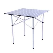 small portable camping table fold and