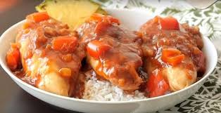 Poulet Hawaien A La Mijoteuse 5 Ingredients Et Seulement 5 Minutes De Preparation Recettes Ma Fourchette Poulet Hawaien Recette Poulet Et Recette Poulet Ananas