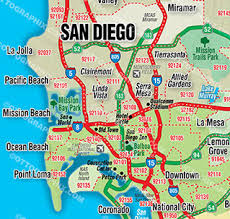 San Diego County Map With Zip Codes