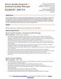 Expert skill in hvac pumps and electrical motors. Senior Quality Engineer Resume Samples Qwikresume
