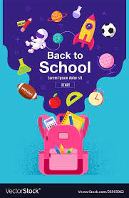 Back To School Sale Banner Poster Flat Design Colorful Vector Download A Free Preview Or High Quality Adobe I Spanduk Desain Poster Inspirasi Desain Grafis