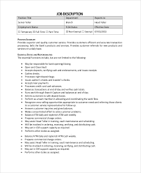 If you are a job seeker looking for an accounting manager position, use our sample job description below to see what job skills and experiences ensure the monthly and quarterly bank compliance activities are performed in a timely and accurate manner. Free 8 Sample Bank Teller Job Description Templates In Pdf