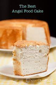 The Best Angel Food Cake 8 Ingredients Chew Out Loud Recipe Desserts Angel Food Cake Recipes
