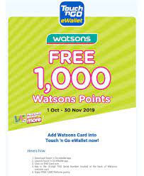 Watch the video explanation about cara add card watson di tng ewallet online, article, story, explanation, suggestion, youtube. Touch Ngo E Wallet Watson Card Ewallet Malaysia Facebook