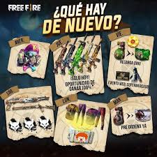Ahora, free fire en sí no necesita presentación: Agenda Semanal Guarden Sus Free Fire Paraguay Facebook