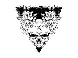 As image meaning has evolved over the centuries, there have been many symbolic representations. Skull Flower Tattoo Design Buy T Shirt Designs