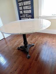 Vintage Round Marble Dining Table Large Size 38 Seats 4 French Bistro Round Marble Dining Table Dining Table Marble Marble Dining