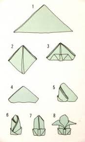 Pliage De Serviette En Fleur De Lys Napkin Folding Paper Napkin Folding Cloth Napkin Folding