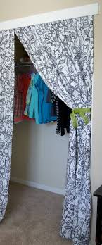 Closet doors are as essential as storage space in a room. 10 Minute Diy Closet Doors To Curtain Project The Best Of Life Magazine