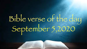 Bible Verse Of The Day September 5 2020 Daily Bread Inspirational Youtube