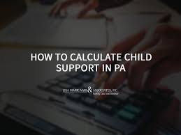 How To Calculate Child Support In Pa Lisa Marie Vari