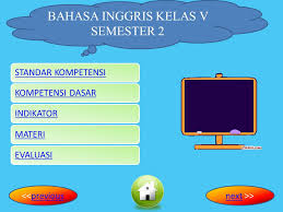 We did not find results for: Bahasa Inggris Kelas V Semester 2 Ppt Download