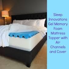 Sleepinnov When You Lay Down On This Topper It S Not An Immediate Sense Of Oh Squishy Softnes Gel Memory Foam Mattress Mattress Memory Foam Mattress Topper