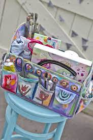 Traveling Art Bag Tote Painter Artist Art Bag Art Supplies Bag Travel Art Kit