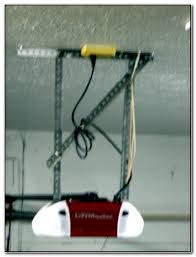 Mounting Garage Door Opener Angle Iron Garage Doors Garage Door Opener Installation Garage Door Installation
