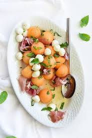 Cantaloupe And Mozzarella Caprese Salad Foodiecrush Com Caprese Recipes Summer Salads Recipes