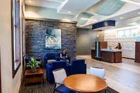 When designing the north shore federal credit union, the goal was the pay homage to the unique geographic attributes of the location. North Shore Federal Credit Union Bank Credit Union Mortgage Lake County Chamber