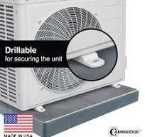 Cambridge Resources 30-in W x 3-in H Central Air Conditioners Condenser Pad