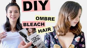 1.) how to get ombre hair on natural, virgin blonde to light brown hair. Colorista Ombre Bleach Diy Youtube