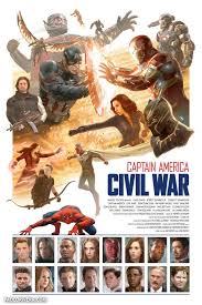 Civil war sees the governments of the world uniting to pass the sokovia accords, which seeks to impose harsher restrictions on superhuman activity and a system of accountability for the avengers. Paolo Rivera Unveils His Incredible Cast And Crew Poster For Captain America Civil War