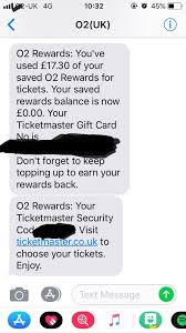 You cannot add value/balance (reload) to your gift card. O2 In The Uk Auf Twitter Tickets Through Ticketmaster Are Available On Priority For Some Artists Shows Sabrina There S Lots On Offer Why Not Check Out Other Venues Gigs Https T Co Aqzc5mmtsa Https T Co O4ttz8ox0w