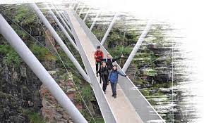 Gáivuotna (northern sami), kåfjord (norwegian), or kaivuono (kven) 2 is a municipality in troms county, norway. Wandern Zur Kafjord Canyon Bridge Lyngen Lodge
