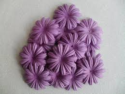 All cards are made with high quality card stock and supplies! Lilac Mulberry Paper Flowers 25 For Crafts Card Making