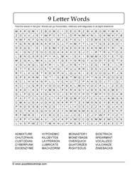 The spruce / chloe giroux it's that time of year when families celebrate the end of the harvest season by. 9 Letter Words Puzzles Learn With Puzzles