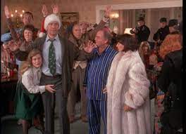 National lampoon's christmas vacation originally started off as a short story written by john hughes back in 1980 called 'christmas '59.' in the scene where chevy chase's character, clark, goes on a rant about his boss, crew members had to place cue cards all over set behind the camera. 7 Things You Probably Missed In Christmas Vacation Features Kokomotribune Com