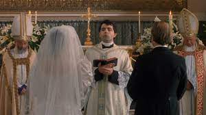 Rowan Atkinson In Four Weddings And A Funeral Mike Newell 1994 Flower Girl Dresses Wedding Dresses Girl Dancing