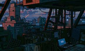 Waneella On Twitter Pixel Art Pixel Art Background Anime Scenery