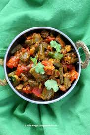 Bhindi Masala Recipe Okra In Onion Tomato Curry Vegan Richa Bhindi Masala Recipe Masala Recipe Indian Okra Recipes