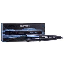 Bio Ionic One Pass Flat Iron 1 5 Inch The Bio Ionic One Pass Straightener Bio Ionic Best Hair Straightener Cool Hairstyles