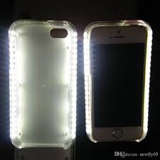 Led Light Case Selfie Phone Back Light Cover Case Illuminated For Iphone 6s 7 7 Plus Se 5s Samsung Galaxy S6 S7 Edge Cell Phone Cases And Covers Cell Phone Leather Cases From