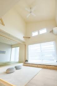 ダウンフロアのある住まい 家のインテリアデザイン リビング 段差 家のインテリア