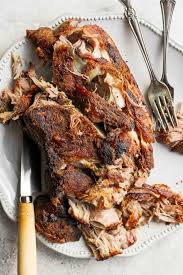 Pork is a versatile meat that can be used in a variety of different recipes. Slow Roasted Pork Shoulder Best Pork Shoulder Recipe Fit Foodie Finds