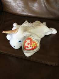 Ty Beanie Babie Mystic Iridescent Horn Yarn Mane Ultra Rare Etsy