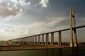 Die brücke wurde im oktober 2001 eröffnet. Brucke Uber Den Suezkanal El Qantara 2001 Structurae