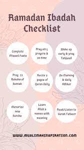 Article How To Prep Up For Ramadan Free Ramadan Preparation Ibadah Checklist Muslimah Inspirational Network Ramadan Quotes Ramadan Prayer Ramadan