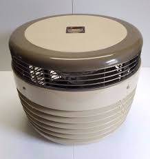 Vintage Mid Century Modern Galaxy Hassock Footstool Floor Fan 3 Speed Retro Mid Century Modern Footstool Floor Fan