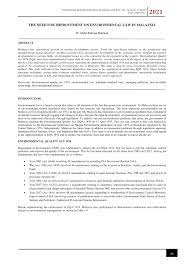 What happens if a project is not subject to ceqa? Pdf The Need For Improvement On Environmental Law In Malaysia