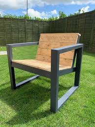 Oversized Outdoor Chair The Chair Is Made Up From 2ft Squared Sections For The Sides Base And Back The Frame Is Made F Outdoor Chairs Chair Outdoor Loveseat
