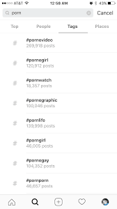 Instagram tags for porn