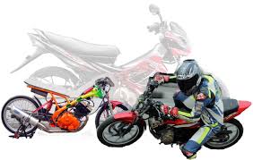 Gambar sepeda drag kartun archives. Membangkitkan Tenaga Satria Fu 150 Cc Untuk Irs Bagian 2 Motogokil