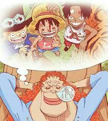 Ace Sabo Luffy Brothers Young Childhood Dadan Sleeping Dreaming Snot Bubble One Piece One Piece Ace Ace Sabo Luffy Ace And Luffy