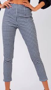 Black And White Gingham Pants Iggy Gingham Pants Black White In 2020 Gingham Pants Pants Gingham