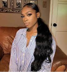 Black Women S Hairstyles Curly Hair Blackwomenshairstyles Long Ponytail Hairstyles Curly Hair Styles Ponytail Hairstyles